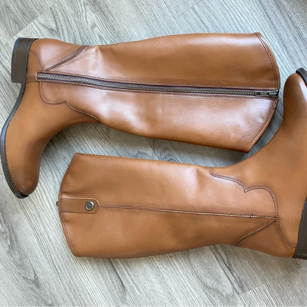 FRYE Marissa Medallion Inside Zip Tall Boot - Picture 2 of 12